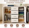 DUMOS Kommode für das Schlafzimmer/Wohnzimmer,Sideboard mit 4 Schubladen Bild 3