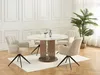 Vente-unique - LEJINA Stuhl Stoff Beige - B 64,5 cm x H 86 cm x L 58,5 cm Bild 1
