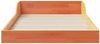 vidaXL Bettrahmen Wachsbraun 90 x 200 cm Massives Kiefernholz 873333 Bild 5