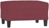 vidaXL Fußhocker Weinrot 70x55x41 cm Stoff 349353 Bild 2