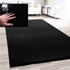 Vimoda Hochflor-Teppich Kunstfell Teppich, Flauschiger Hochflor Wohnzimmer Teppich, Rund, Höhe: 25 mm, Fellteppich weich & Seidiger, Wohnzimmer, Schlafzimmer, Kinderzimmer Bild 4