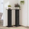 vidaXL Pflanzenständer 2 Stk. Schwarz 30x30x95 cm Holzwerkstoff 3307874 Bild 3