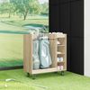 vidaXL Golf Schrank Mit Rad Uni Sonoma-Eiche 90 x 45 x 98 cm 899465 Bild 4