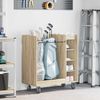 vidaXL Golf Schrank Mit Rad Uni Sonoma-Eiche 90 x 45 x 98 cm 899465 Bild 1