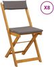 vidaXL Außen Bistro-Stühle 8 pcs Dunkelgrau 40 x 53 x 80 cm 3416290 Bild 2