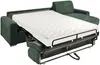 Vente-unique - CALITO Sofa SamtStoff Grün - B 223 cm152 cm x H 90 cm x L 278 cm Bild 4