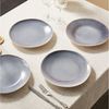 JIWOO Teller 4er Ø27,7cm, Speiseteller Steakteller Pastateller Dessertteller, (4 St), Keramik Hochwertiges Tellerset Blau Mikrowellenofen Spülmaschine Bild 4