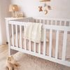Lionelo Bamboo Blanket, Babydecke, Kuscheldecke Baby, leichte Bambusdecke, Wickelauflage, 100% Baumwolle, nNatürlich, Weich, Antibakteriell, Hypoallergisch, vom 1. Lebenstag an, 100x75 cm Bild 3