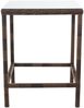 CLP Polyrattan Tisch Alia 5mm mit Glasplatte aus Sicherheitsglas,braun-meliert Bild 3