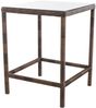 CLP Polyrattan Tisch Alia 5mm mit Glasplatte aus Sicherheitsglas,braun-meliert Bild 2