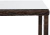 CLP Polyrattan Tisch Alia 5mm mit Glasplatte aus Sicherheitsglas,braun-meliert Bild 4