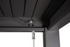 LECO Lamellenpergola BASIC, Aluminiumgestell und Stahl-Lamellen anthrazit, 3x3 m Bild 5