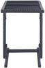 vidaXL Gartentisch Schwarz 110×53×72 cm Glas und Poly Rattan 46452 Bild 3