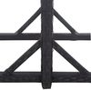vidaXL Gartentisch Schwarz 110×53×72 cm Glas und Poly Rattan 46452 Bild 4