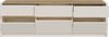 Forte OAK SQUERE TV-Schrank 160, elegantes Lowboard mit 3 Schubladen und 3 Kippfächern, Holzwerkstoff, Mauvella Eiche Holzdekor, 160 cm breit x 50,7 cm hoch x 41,5 cm tief Bild 4