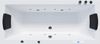 Deluxe Whirlpool Omega Ultra 170x75 Made in Germany 80 Düsen & LED mit Armatur : Mit Armaturen Bild 2