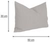 Haus und Deko Kissenbezug Kissenbezug 2er Set Struktur Leinenoptik Kissenhülle Deko Kissen Doppe, (2 Stück) Bild 2