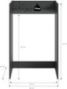 Waschmaschienenumbau (B/H/T: 66x101x60 cm) in anthrazit Nachbildung Bild 3