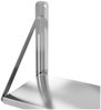 Royal Catering Hängeregal Wandbord klappbar 40 kg Wandregal 80x30 cm Edelstahl Küchenregal Bild 2