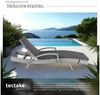 tectake Gartenliege Rattan Sonnenliege, 1, 1 St, 1tlg, mit Aluminiumgestell Bild 4