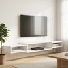 vidaXL Wandmontierter TV-Schrank Wandhalterung Weiß 180 x 28 x 21 cm 8006005 Bild 4