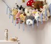 FOUORTUNATE-BEE Hängekorb Plüschtier Hängematte Ecknetz für Kinderzimmer Deko Mehrere Farben, Handgewebtes Spielzeugnetz zur Aufbewahrung von Kuscheltieren Bild 2