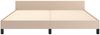 vidaXL Bettgestell mit Kopfteil, Kunstleder, Cappuccino-braun, 180x200 cm Bild 5