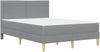 vidaXL Bettrahmen Hellgrau 160 x 200 cm Polyester 3414964 Bild 3