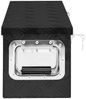 vidaXL Aufbewahrungsbox Schwarz 60x23,5x23 cm Aluminium 152249 Bild 4