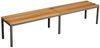 Garderobenbank 200 cm anthrazit Bild 4