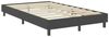 Bettgestell ohne Kopfteil Grau Stoff 120×200 cm Bild 3