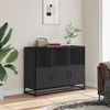 vidaXL Sideboard Schwarz 100x35x76 cm Holzwerkstoff 849029 Bild 3