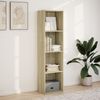 vidaXL Bücherregal Sonoma-Eiche 40x30x152 cm Holzwerkstoff 857878 Bild 3