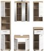 INOSIGN Badmöbel-Set Siena, 5 teilig, inklusive LED Beleuchtung, bestehend aus:, (Set), Hochschrank, WBU, Spiegelschrank, Unterschrank, Hängeschrank Bild 3