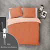 Bettwäsche-Set (155x220cm) - Byrklund Side Way Terracotta/White Bild 3