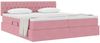 vidaXL Aufbewahrungsbett mit Matratze mit Kopfteil Rosa 100 x 200 cm 3370996 Bild 3