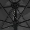 vidaXL Sonnenschirm mit Aluminium-Mast 270x246 cm Anthrazit 47346 Bild 5