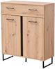 Garderoben-Set Flurmöbel Industrial Style Komplettset 5-tlg, Holz Eiche Bild 4
