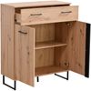 Garderoben-Set Flurmöbel Industrial Style Komplettset 5-tlg, Holz Eiche Bild 5