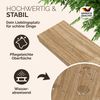 Casaria Wandregal mit Halterung, 2 Stück, MDF, Eiche / Natur, 90 x 23 x 3,8cm Bild 2
