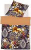 Fleuresse Mako-Satin Bettwäsche 135x200 Löwe Ornamente grau Wende gold 114378-6 Bild 3
