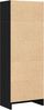 vidaXL Bücherregal Schwarz Eichen-Optik 40x24x109 cm Holzwerkstoff 862452 Bild 5