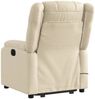 vidaXL Massagesessel mit Aufstehhilfe Creme Stoff 3205223 Bild 4