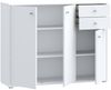 Kommode >Tembi< in Weiß - 108,8x85,5x34,8cm (BxHxT) Bild 5