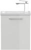 Gäste WC Badmöbel Pico Slimline 40cm SoftClose weiß hochglanz : Weiss hochglanz Bild 5