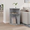 vidaXL Beistelltisch Graues Sonoma 29,6 x 29,6 x 60 cm Holzwerkstoff 891126 Bild 4