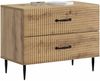 vidaXL Nachttisch Artisan-Eiche 62 x 34,5 x 47,5 cm Holzwerkstoff 894784 Bild 2