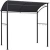 Gartenpavillon,BBQ-Pavillon 215 x 150 x 220 cm Anthrazit Stahl Bild 2