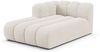 Micadoni Recamiere Lupine 2-Sitzer Links Chenille Eden Helles Beige Bild 2