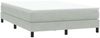 vidaXL Boxspringbett ohne Matratze Hellgrau 160x220 cm Samt 3315879 Bild 3